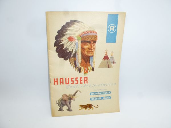 Great Hausser catalogue from 1956, 23 pages - no inscriptions