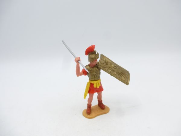 Timpo Toys Roman (red) with pilum + shield - modification