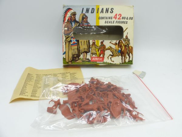 Airfix 1:72 American Indians 1st version - orig. packaging, 42 parts