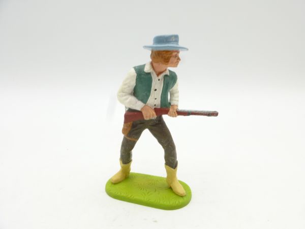 Preiser 7 cm Cowboy with rifle at the ready, No. 6974 - brand new