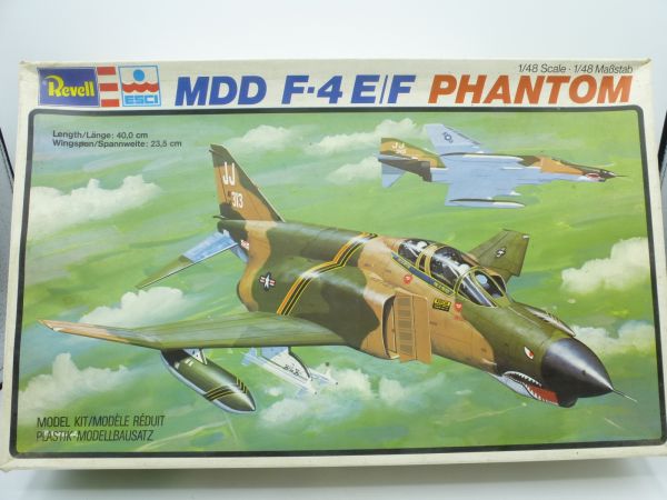 Revell MDD F-4 E/F Phantom H2294 - OPV, Teile in Tüte, Box mit Lagerspuren
