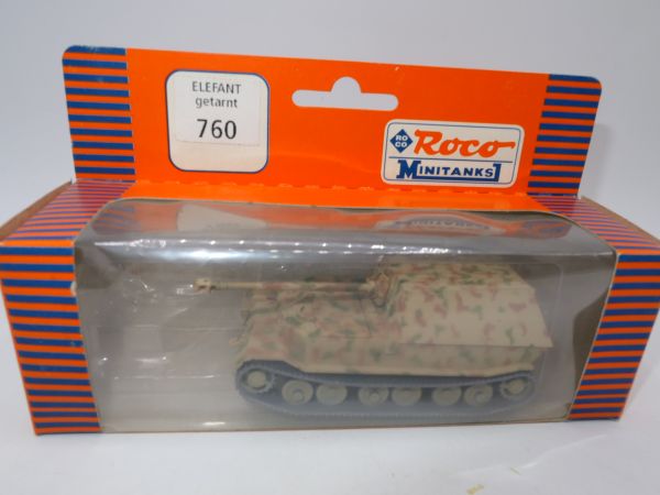 Roco Minitanks Elephant, camouflaged, no. 760 - orig. packaging
