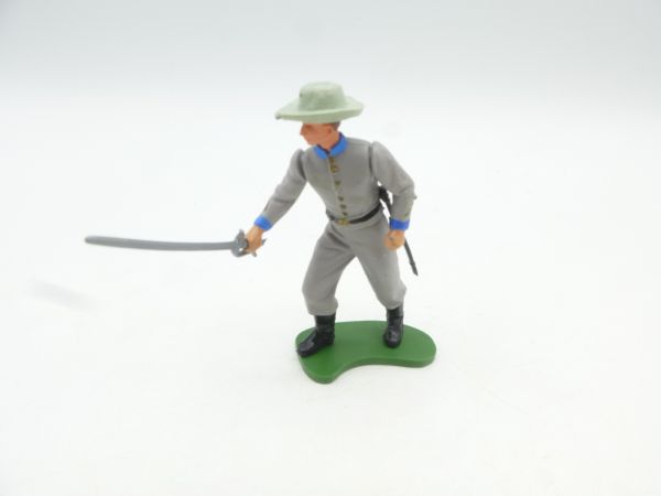 Britains Swoppets Confederate Army soldier / officer advancing with sabre