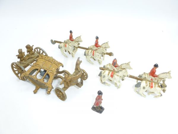 Britains metal 4 cm series spare part coronation carriage - scope of delivery see photos