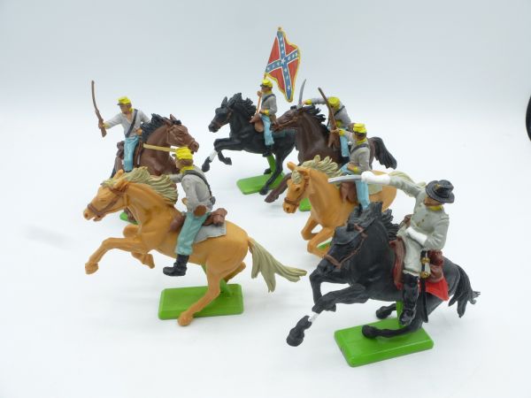 Britains Deetail Set of Confederate Riders (6 figures)