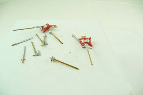Elastolin 10 gemischte Waffen für 4 cm Figuren