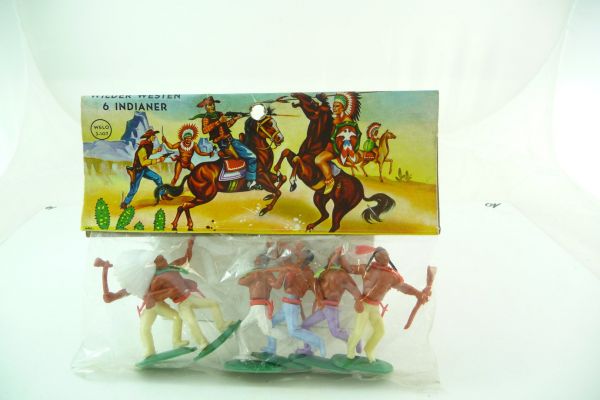 Welo 6 standing Indians - orig. packing