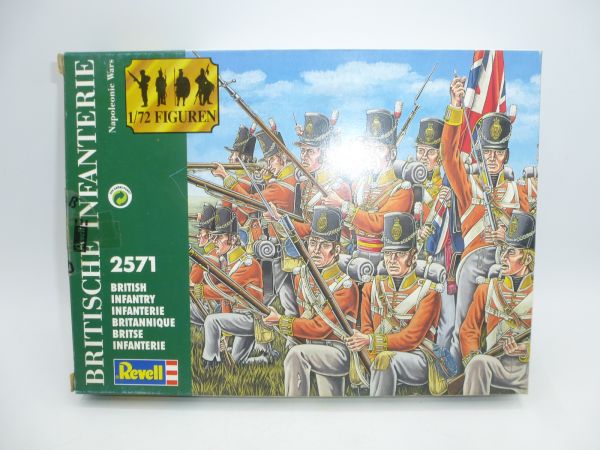 Revell 1:72 Nap. Wars British Infantry, No. 2571 - orig. packaging, on cast