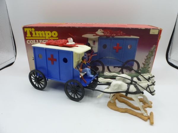 Timpo Toys Sanitätskutsche, Ref. Nr. 277 - OVP, Kutsche + Box sehr guter Zustand