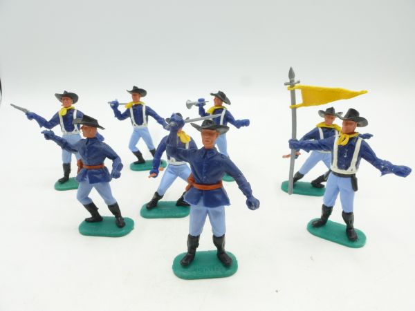 Timpo Toys Set of Union Army Soldiers on foot (8 figures), 1st version
