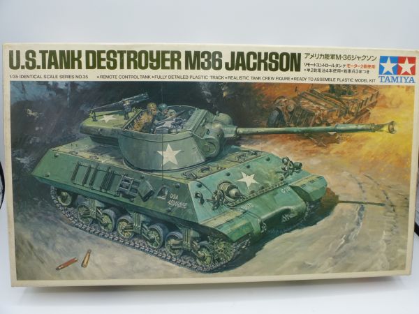 TAMIYA 1:35 U.S. Tank Destroyer M36 Jackson - in seltener Altbox