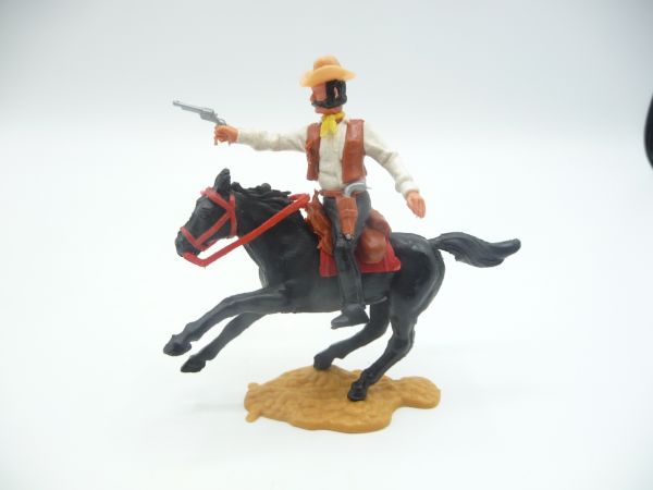 Timpo Toys Cowboy 3rd version riding, firing pistol