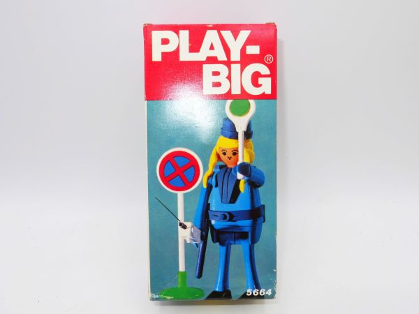 Play-BIG Policewoman Hosty, No. 5664 - orig. packaging, small parts still in bag