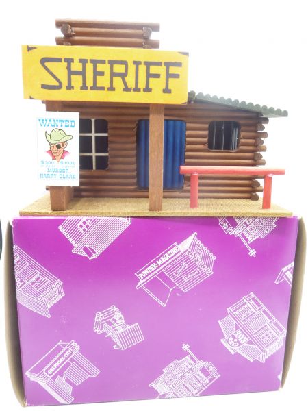 Elastolin Sheriff house (2 parts), No. 7635 - orig. packaging, top condition