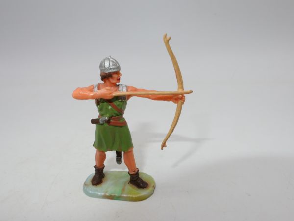 Elastolin 4 cm Norman archer shooting mechanically, green, No. 8646