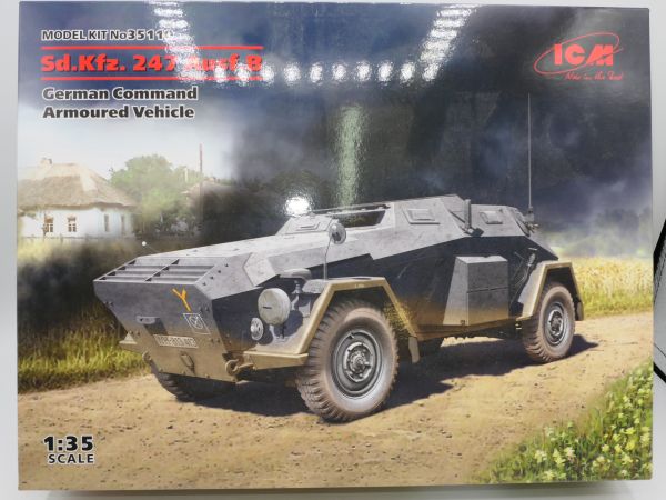ICM 1:35 Sd Kfz 247 Ausf. B, No. 35110 - orig. packaging, on cast