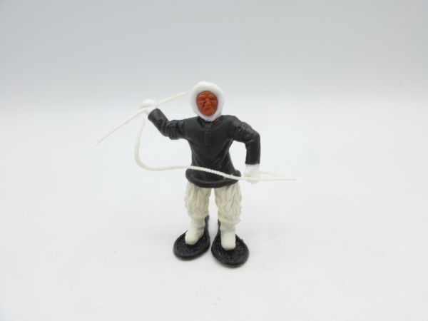 Timpo Toys Eskimo schwarz mit Harpune
