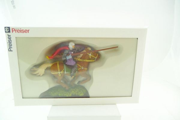 Preiser 7 cm Lanzenreiter mit Umhang, Nr. 8868 - OVP, ladenneu, tolle Farbe