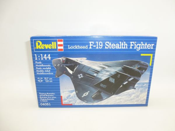 Revell 1:144 F19 Stealth Fighter, Nr. 4051 - OVP, Box mit leichten Lagerspuren