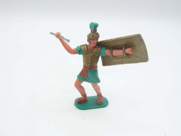 Timpo Toys Römer stehend grün, mit Pilum