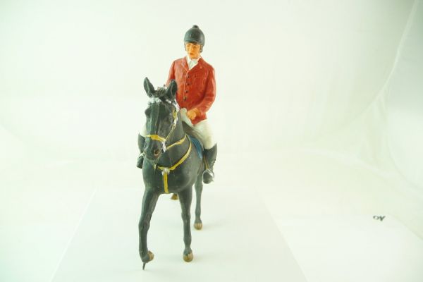 Elastolin 7 cm Woman on walking horse, No. 3771 - top condition, rare