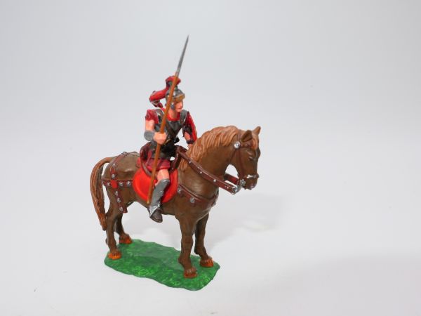 Magister on horseback with shield + weapon - great 4 cm modification