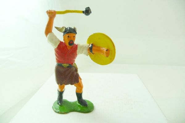 Heimo Viking with club + shield - great painting, hard plastic