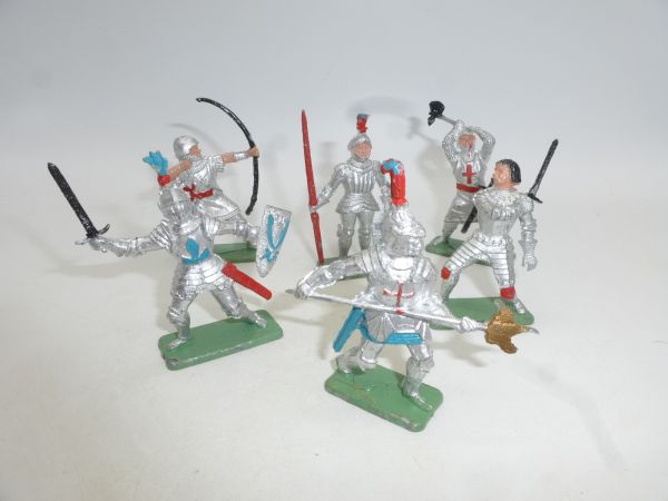 Crescent Knights on foot (6 figures) - complete set, great painting