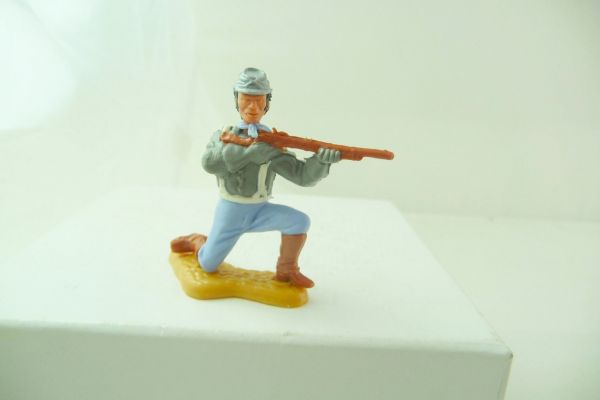 Timpo Toys Confederate Army soldier 3. version kneeling firing