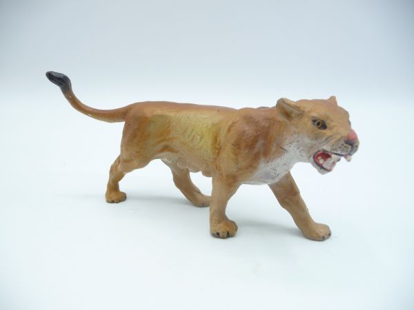 Elastolin Composition Lioness walking - very rare figure, good condition