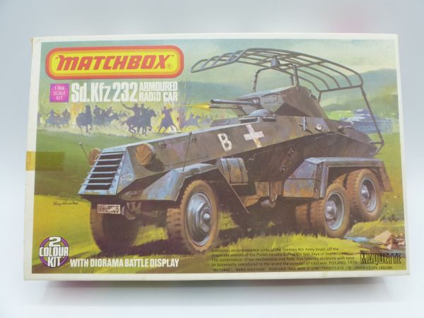 Matchbox 1:76 Sd.Kfz 232 Armoured Radio Car PK-85 - am Guss
