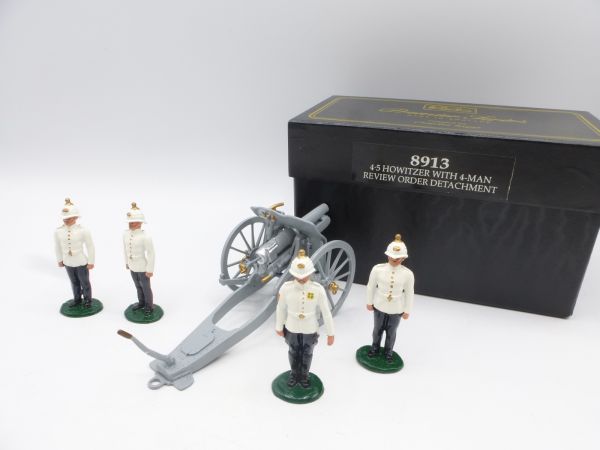 Britains Metall Premier Series by Charles Biggs "4,5 Howitzer with 4 Man"