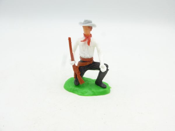 Elastolin 5,4 cm Cowboy kneeling with rifle