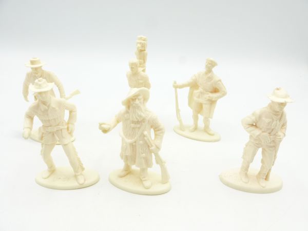 Linde Beautiful set of Cowboys (6 figures), cream white