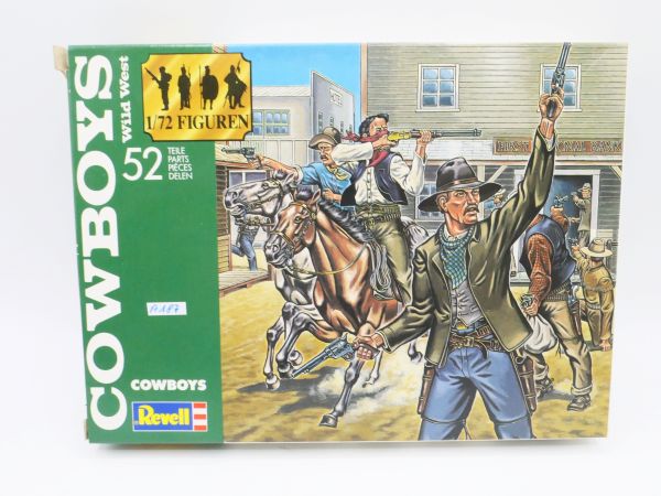 Revell 1:72 Cowboys, No. 2554 - orig. packaging, on cast