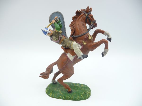 Preiser 7 cm Norman with mace on horseback, No. 8880 - brand new