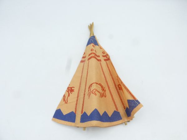 Fabric tent for Indians, total height approx. 21 cm