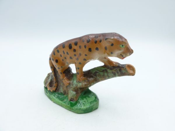 Jaguar on tree trunk (compound) - great condition