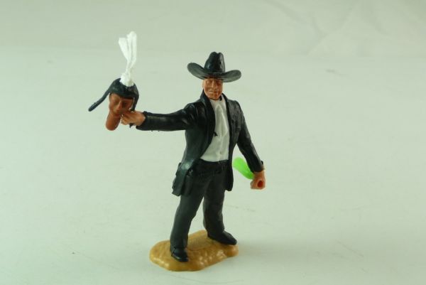 Timpo Toys Drunkard with trophy, with plugged hat and white tie