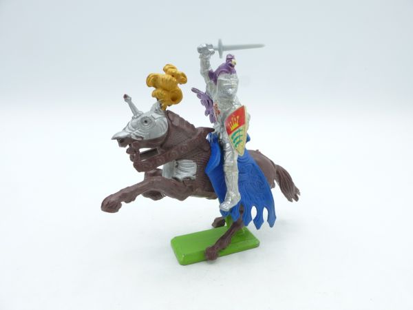 Britains Deetail Knight riding with sword + shield