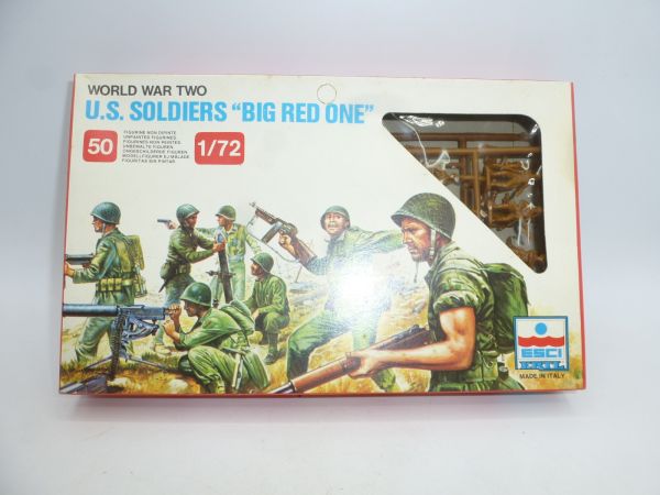 Esci 1:72 WW II U.S. Soldiers "Big Red One", No. 202 - orig. packaging, on cast