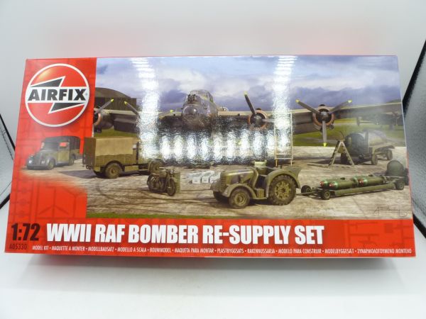 Airfix 1:72 WW II RAF Bomber Re-Supply Set, No. 05330 - orig. packaging