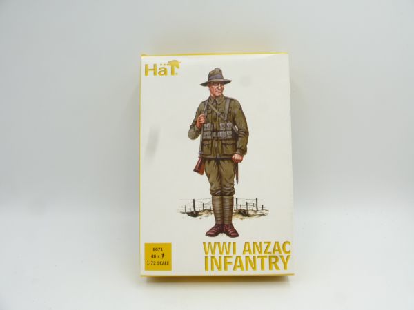 HäT 1:72 WW I Anzac Infantry, No. 8071 - orig. packaging, in the casting