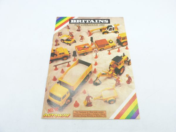 Britains Toy Catalogue 1984: Autoway, Space, Farm, Hospital,…
