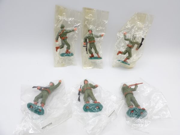 Timpo Toys Americans (6 figures) - complete set, in original bags