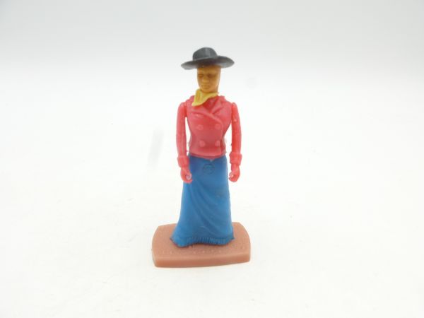 Plasty Citizen / lady with long skirt (blue)