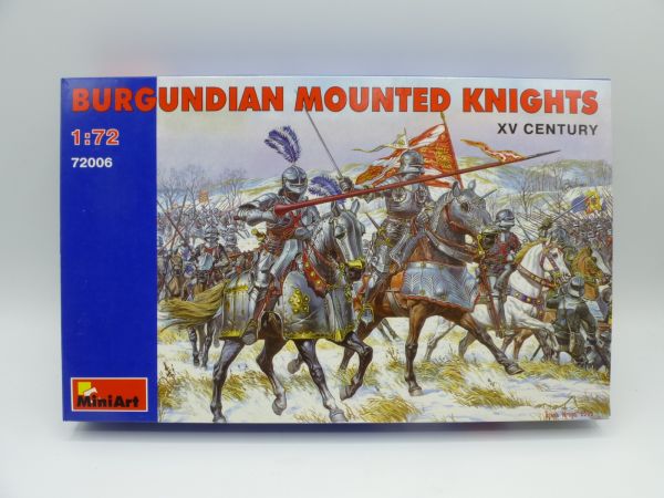 MiniArt 1:72 Burgundian Mounted Knights XV Century, No. 72006 - orig. packaging