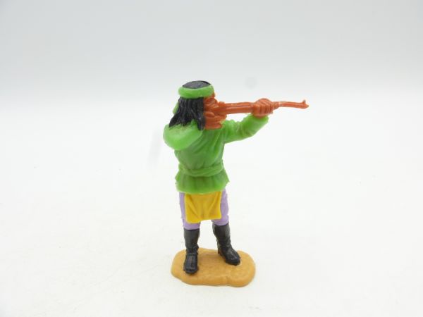 Timpo Toys Apache standing, neon green, shooting rifle