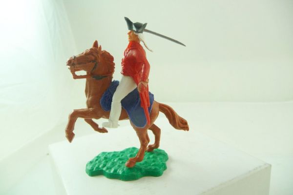 Timpo Toys Unabhängigkeitskrieg: Engländer zu Pferd, Säbel schlagend