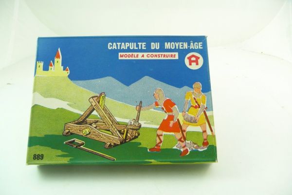 Elastolin 7 cm Catapult "du Moyen Age", model kit in great packaging